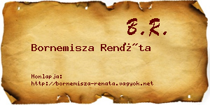 Bornemisza Renáta névjegykártya