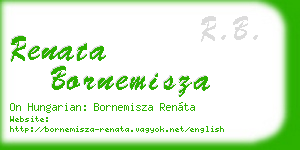 renata bornemisza business card